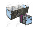 J229004-R Foldable Trunk Organizer with 3 Compartments