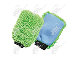 J031004 Microfiber Chenille Wash Mitt One Side Bugs Removing